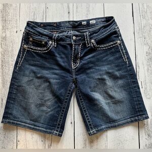Stylish Miss ME Bling Blue Denim Women Shorts